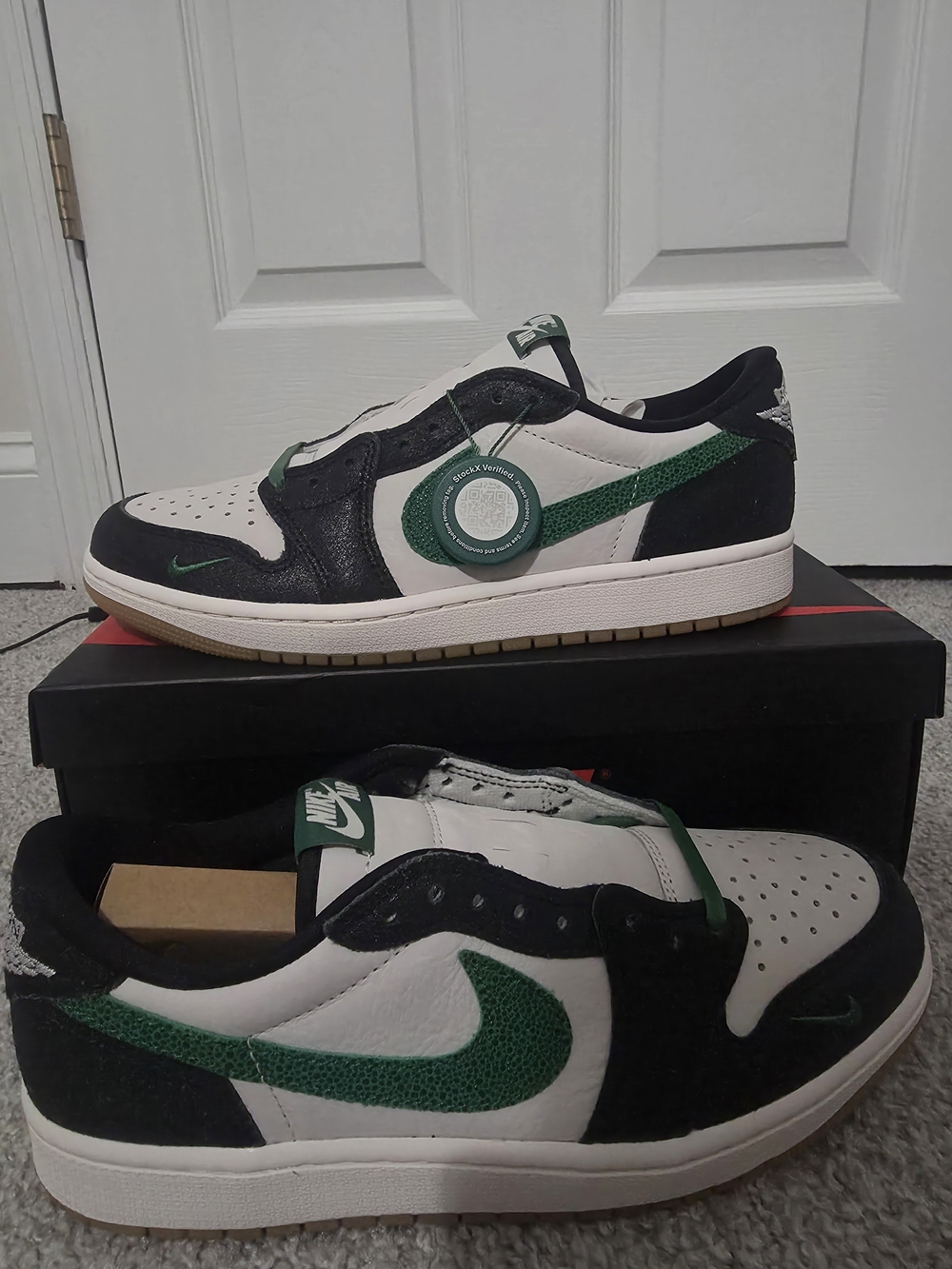 Air Jordan 1 Retro Low Og Phantom Pine Green IR2283-030